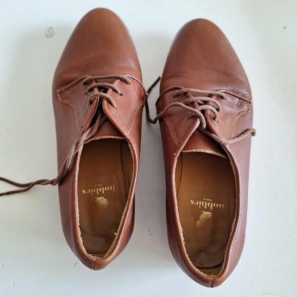 Bobbies Women Authentic Leather Lace Up Shoes - Picture 5 of 7